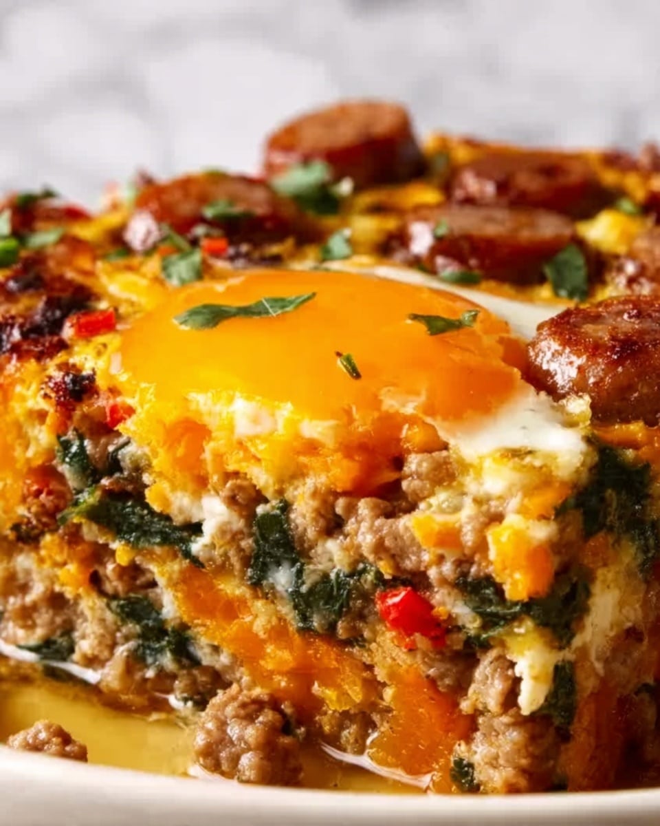 Sweet Potato Hashbrown Breakfast Casserole Recipe - Recipe Image
