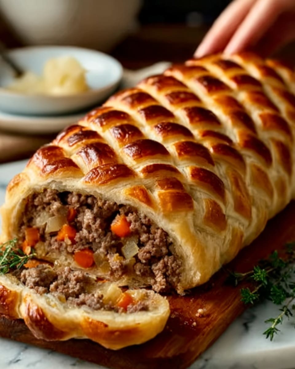 Minced Beef Wellington Recipe - Recipe Image
