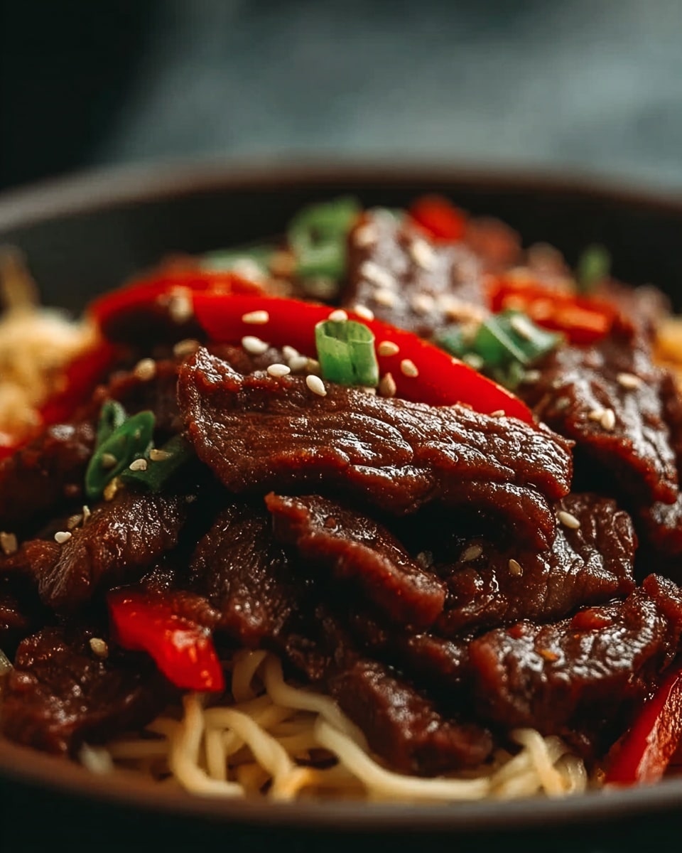 Sticky Rainbow Beef Recipe - Recipe Image