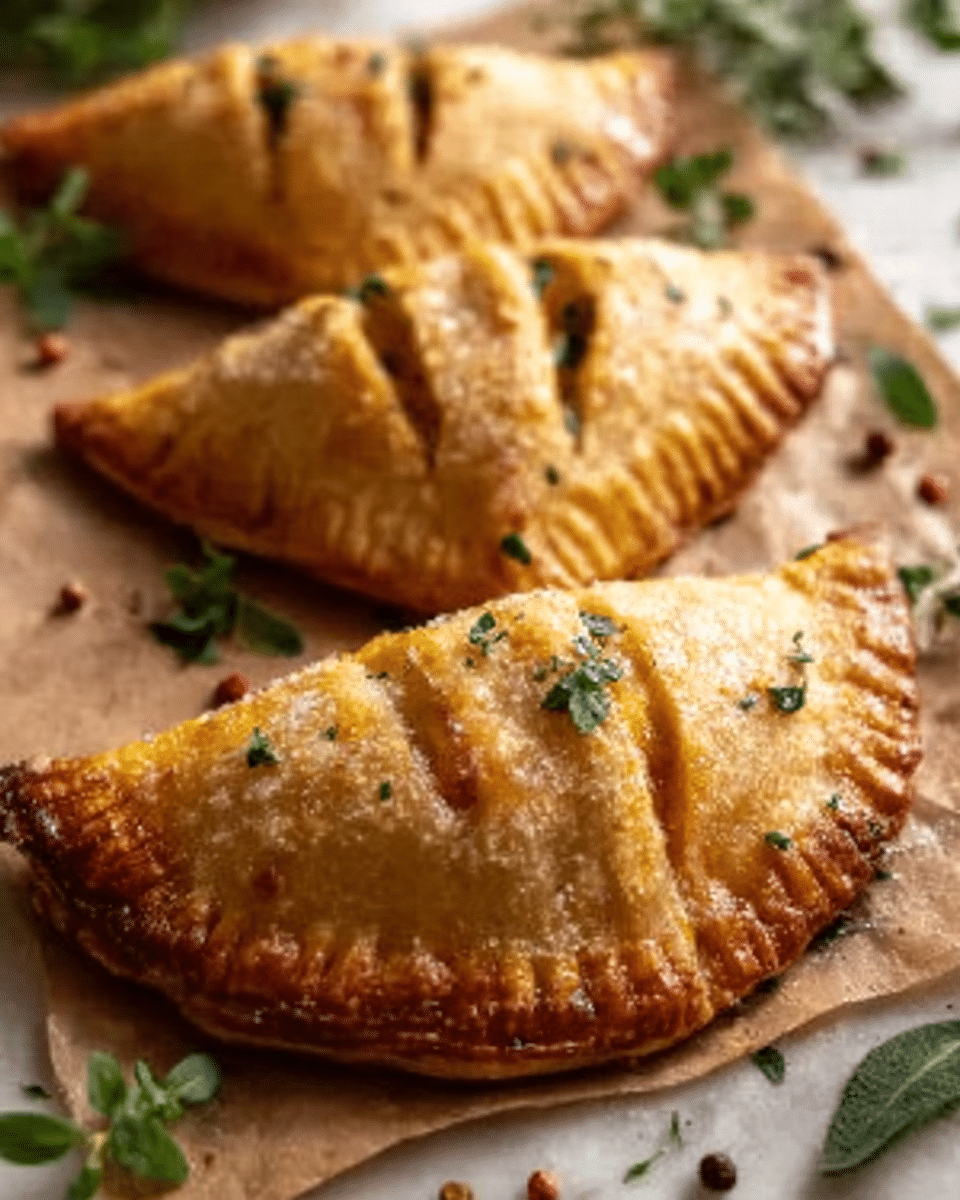 Chicken Curry Pasties Recipe - Recipe Image