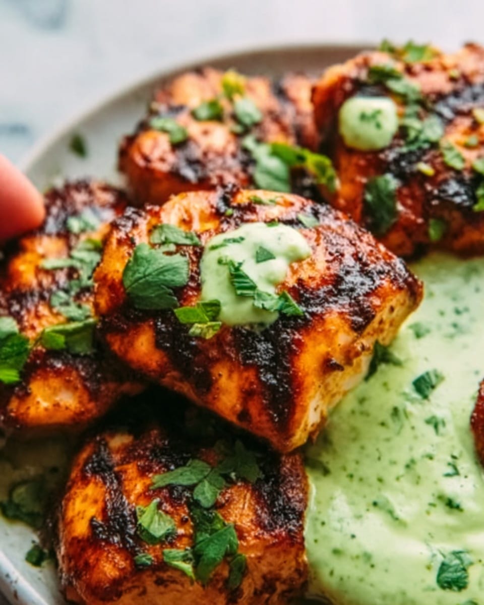 Peruvian Chicken with Cilantro Green Sauce Recipe - Recipe Image