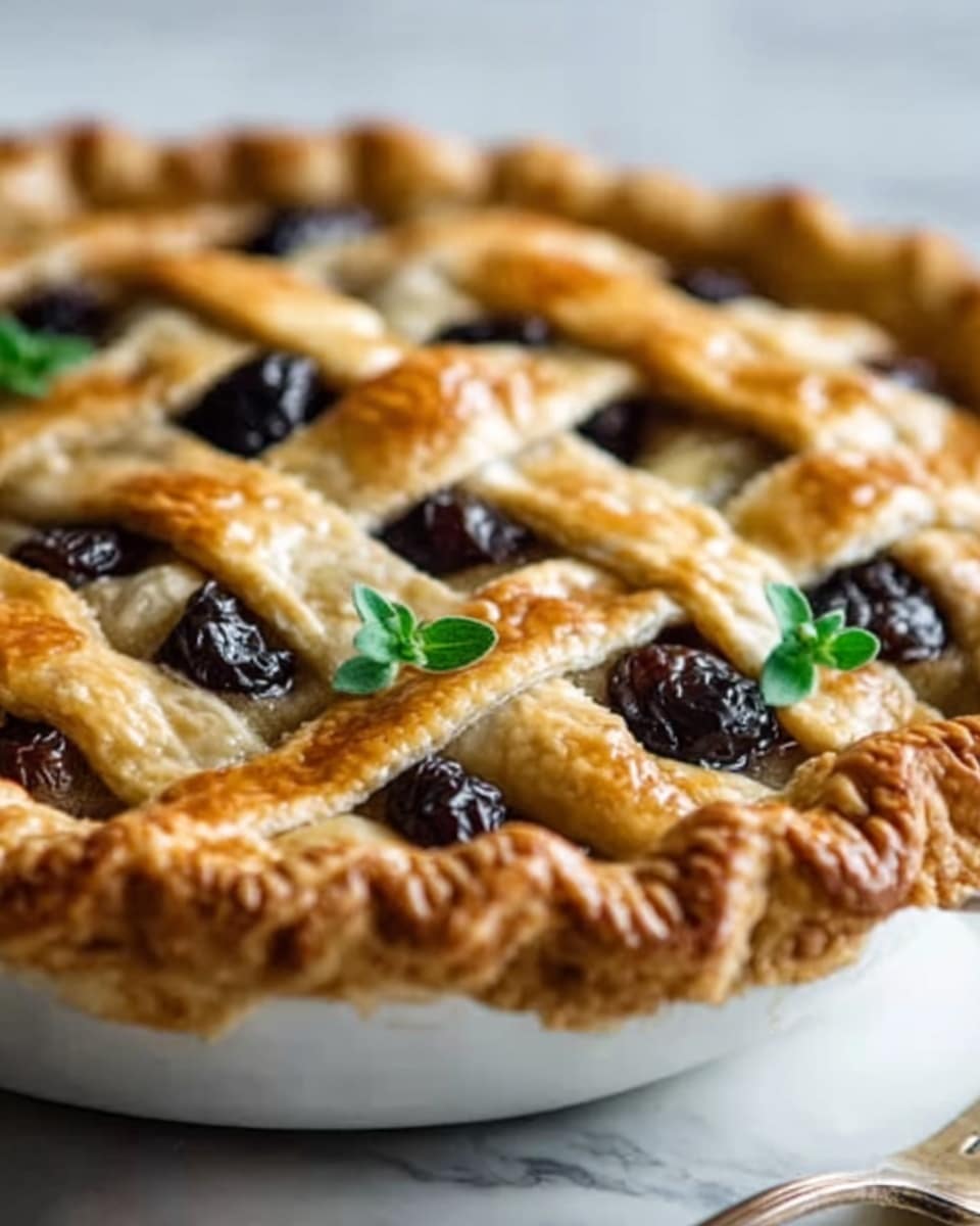 Old-Fashioned Raisin Pie Recipe - Recipe Image