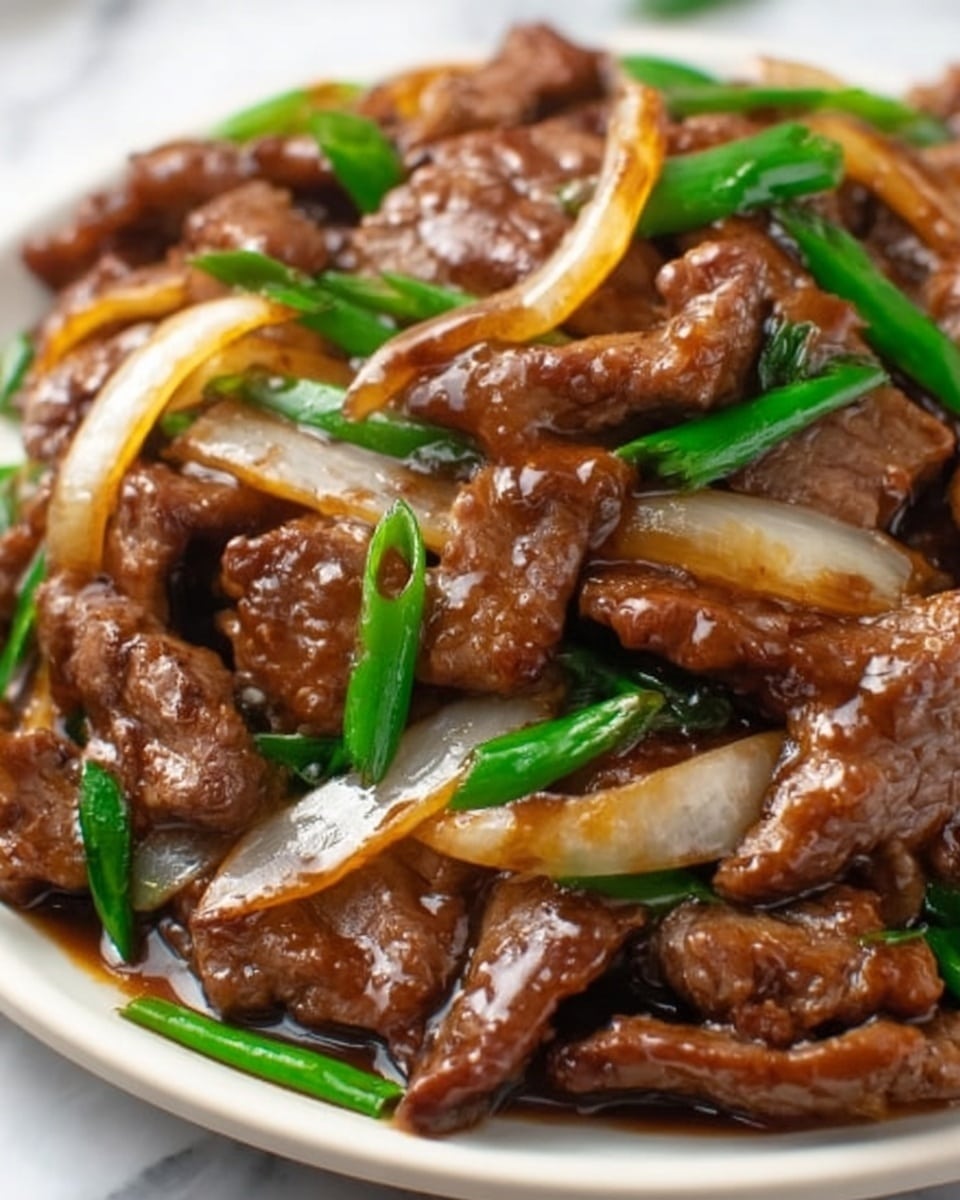 Chinese Beef and Onion Stir Fry Recipe - Recipe Image
