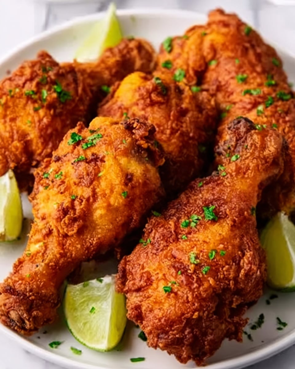 Pollo Campero-Style Air Fryer Fried Chicken Recipe - Recipe Image