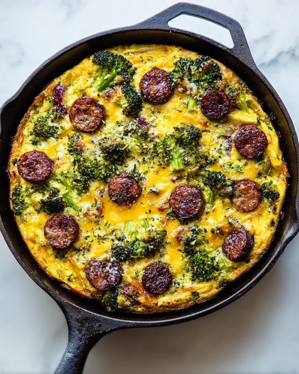 Sausage Potato Broccoli Skillet Recipe - Recipe Image