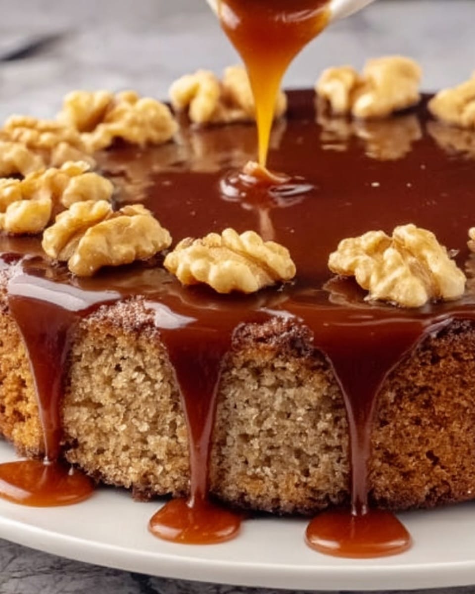 Banana Caramel Cake Recipe - Recipe Image