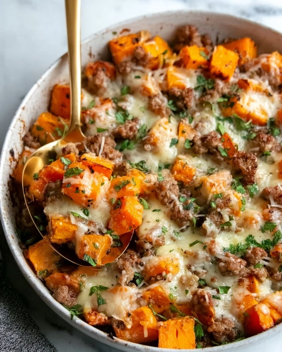 Ground Turkey Sweet Potato Bake Recipe - Recipe Image