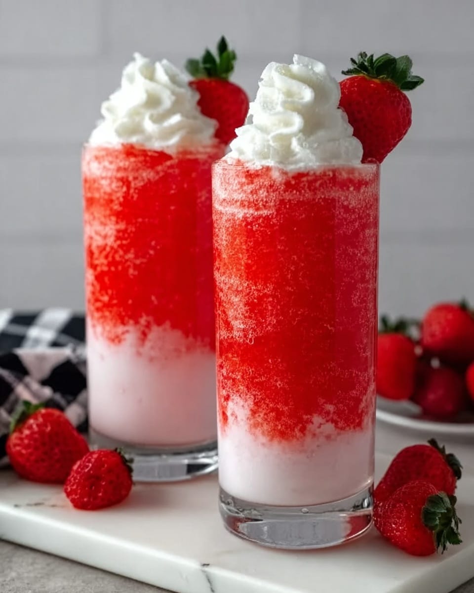 Strawberry Soda with Vanilla Creamer Recipe - Recipe Image