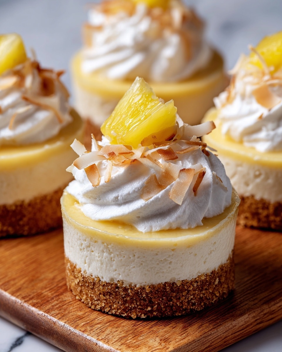 Coconut Pineapple Cheesecake Minis Recipe - Recipe Image