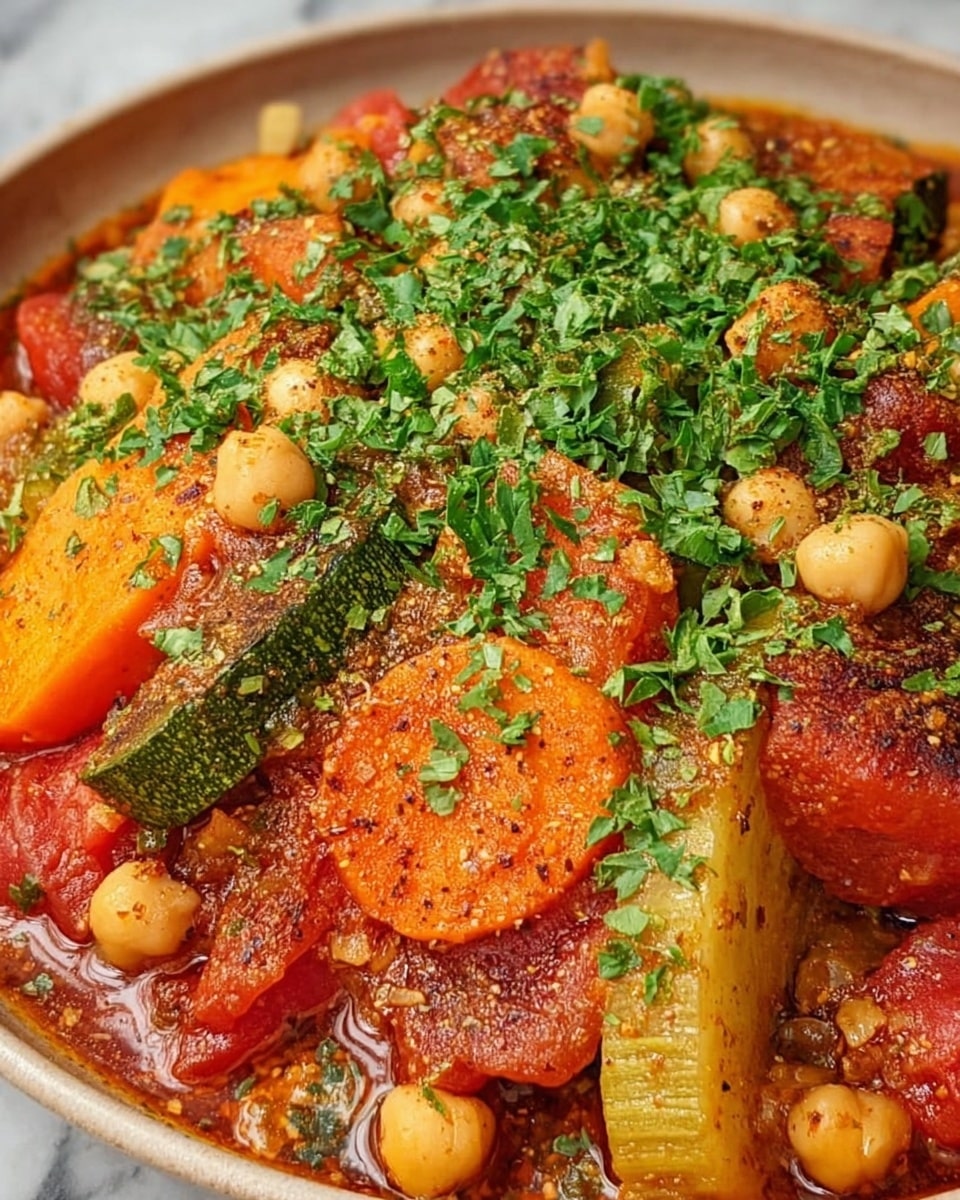 Hearty Mediterranean Vegetarian Stew Recipe - Recipe Image