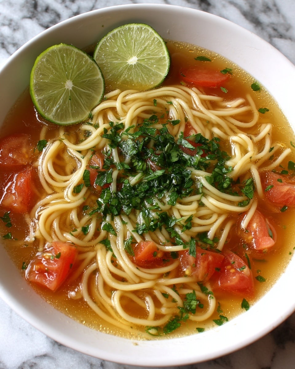 Fideo Mexican Noodle Soup Recipe - Recipe Image