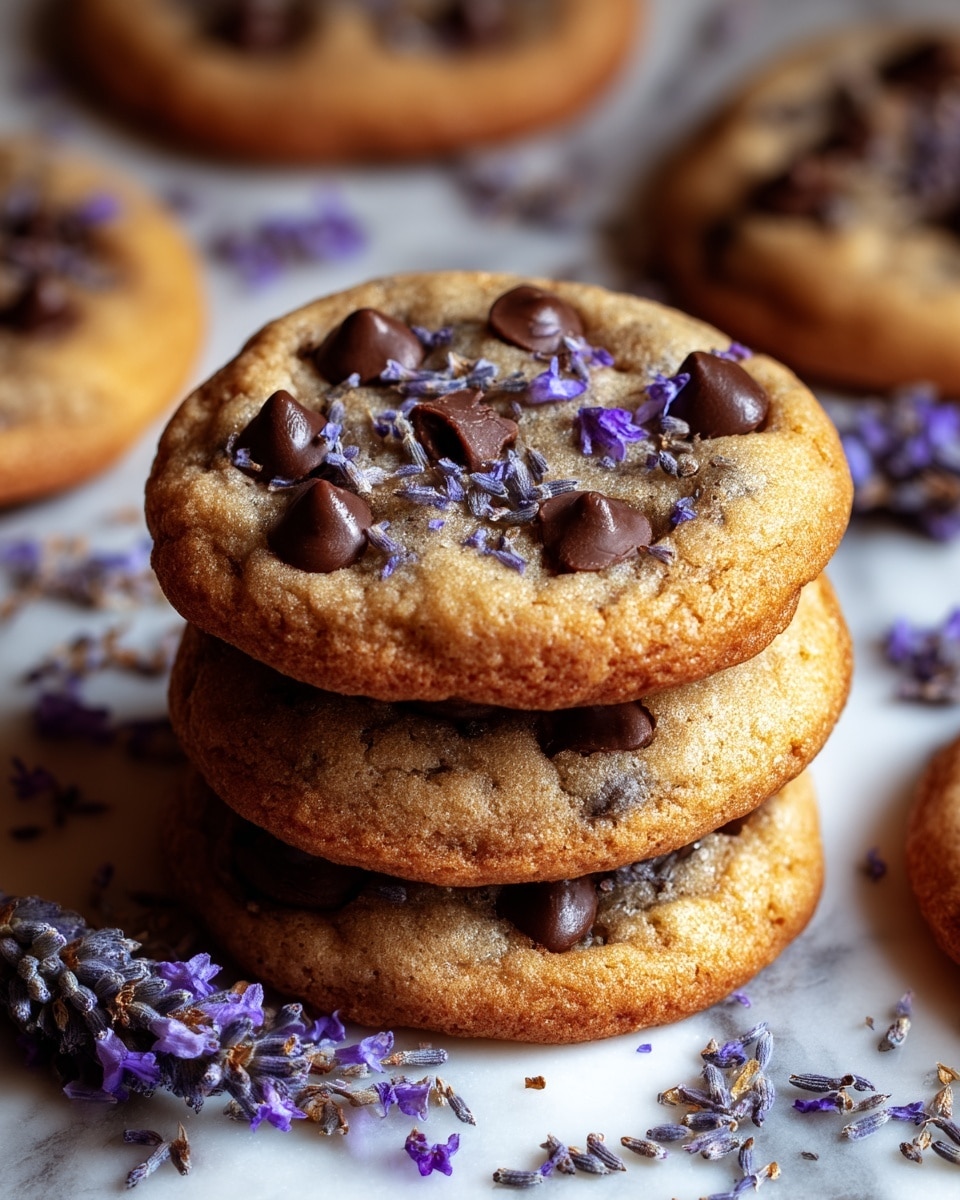 Lavender Chocolate Chip Cookies Recipe - Recipe Image