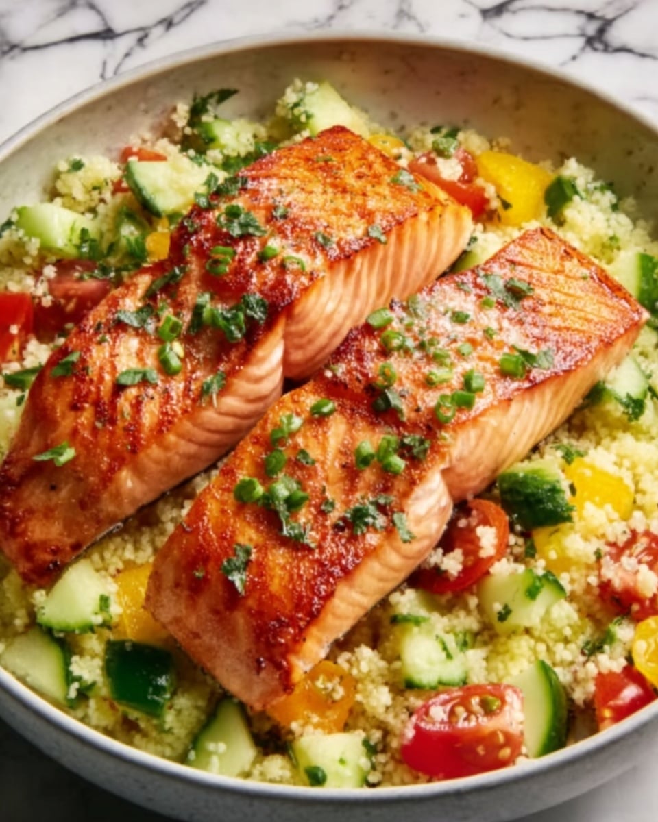 Salmon and Couscous Bowl Recipe - Recipe Image