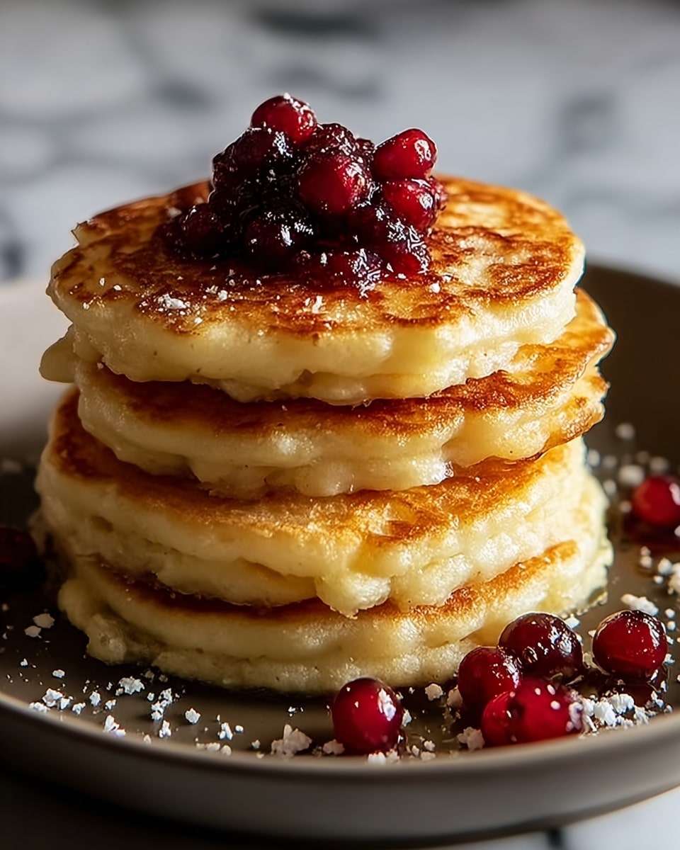 Fluffy Flourless Cottage Cheese Pancakes: An Amazing Ultimate Recipe - Recipe Image