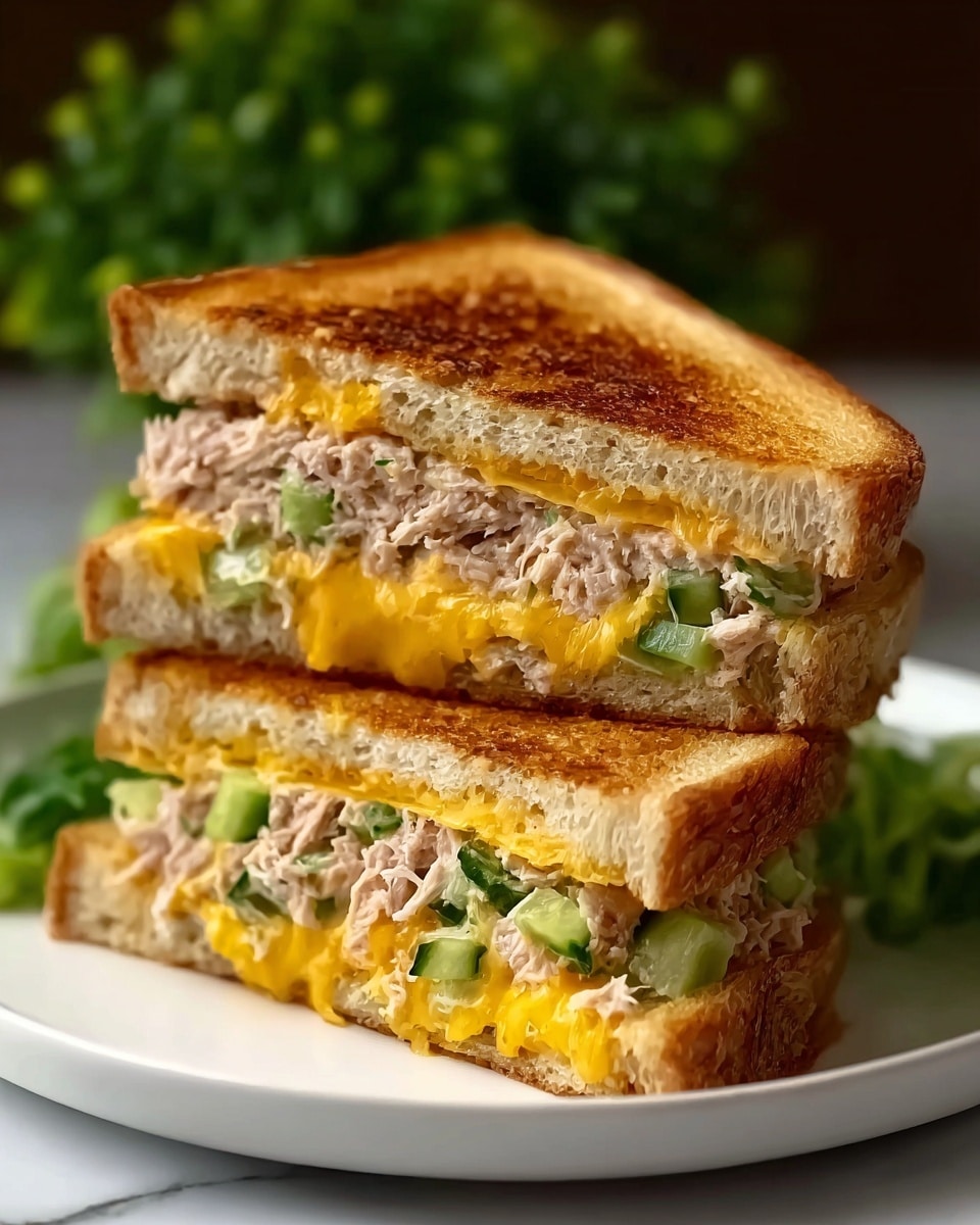 Tuna Melt Grilled Sandwiches Recipe - Recipe Image