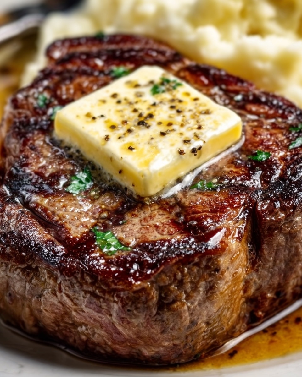 Marinated Air Fryer Ribeye Steak Recipe - Recipe Image