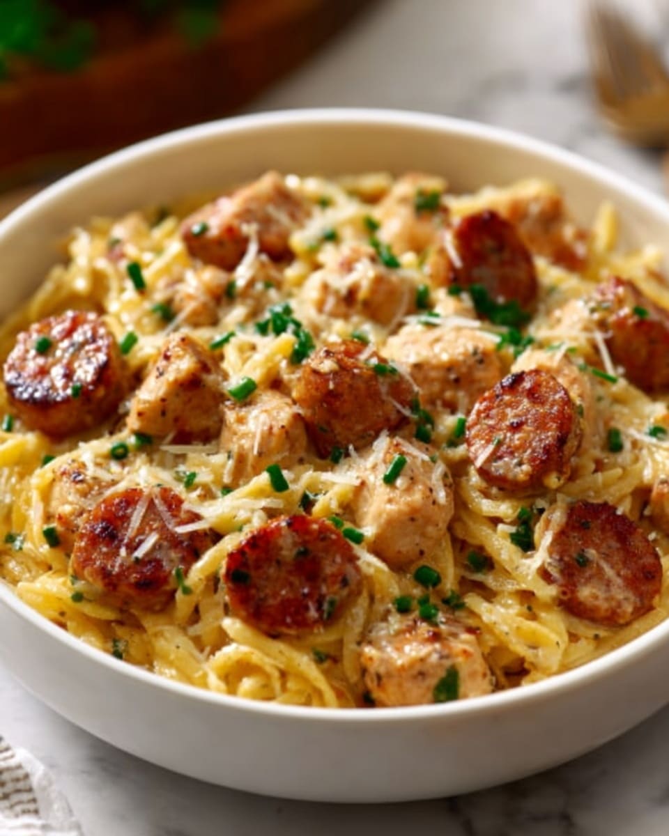 Creamy Chicken Sausage Orzo: A Delicious One-Pot Recipe for Easy Weeknight Dinners Recipe - Recipe Image