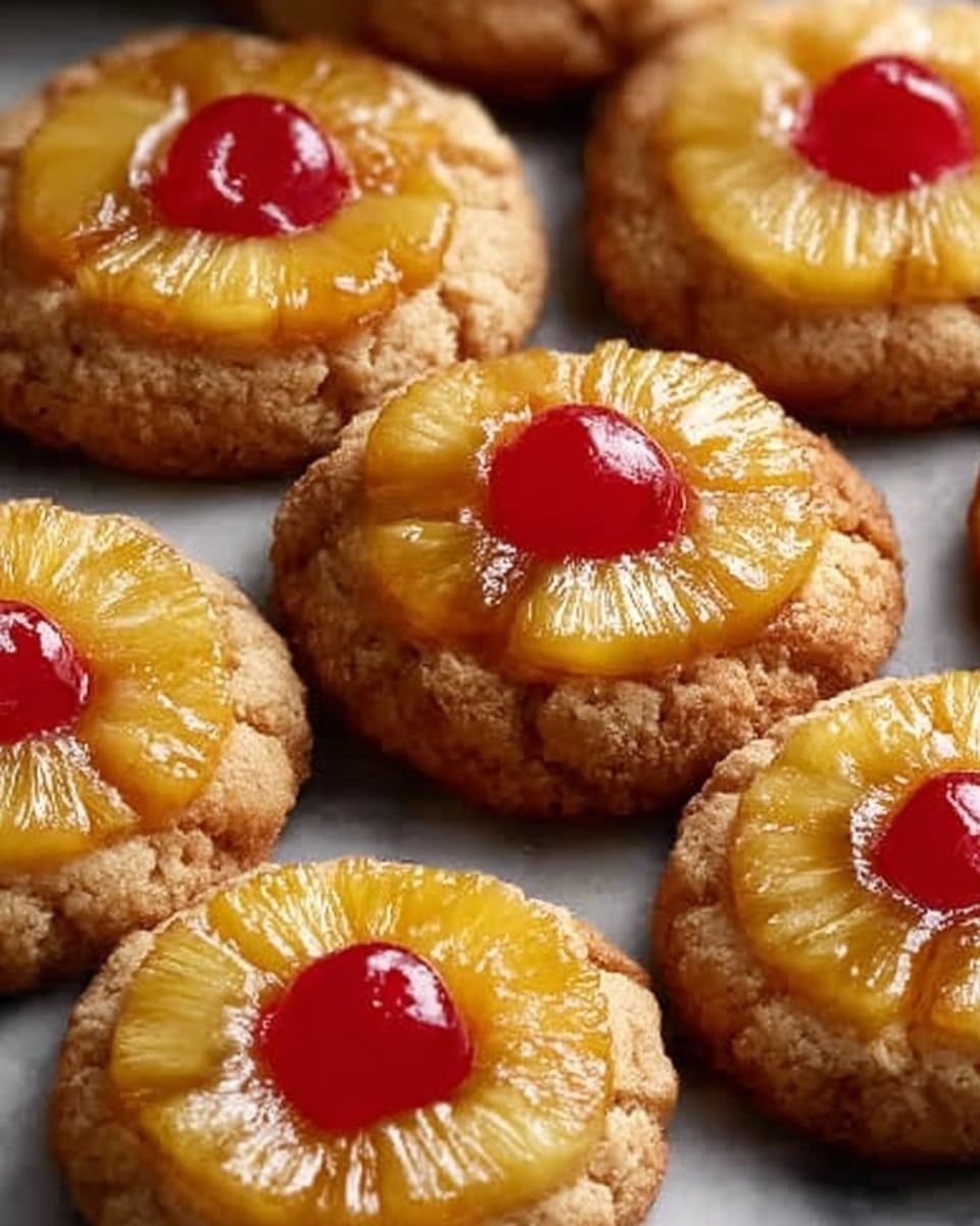 Pineapple Upside Sugar Cookies Recipe - Recipe Image