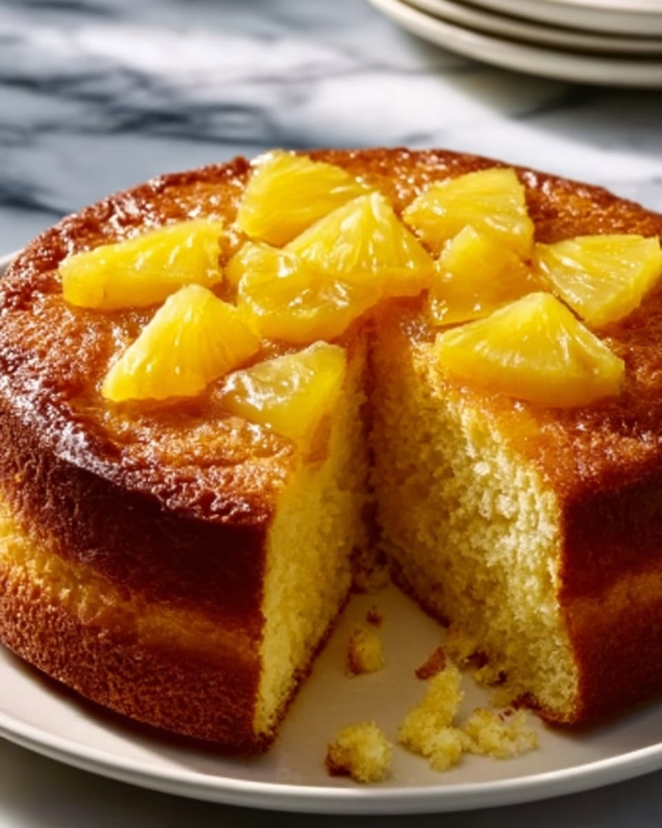 Pineapple Juice Cake with Glaze Recipe - Recipe Image
