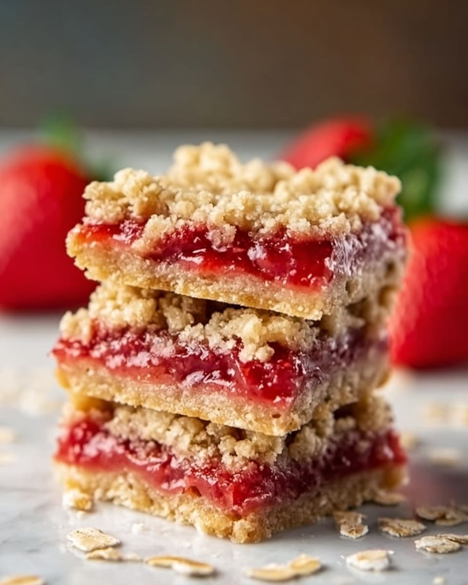 Strawberry Rhubarb Bars Recipe - Recipe Image