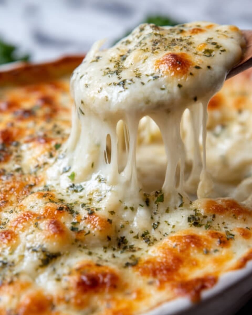 Creamy Chicken Alfredo Dip Recipe - Recipe Image