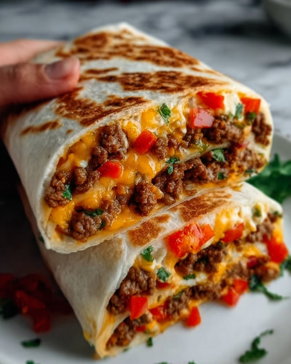 Freezer-Friendly Breakfast Burritos with Eggs, Vegetables, and Cheese Recipe - Recipe Image