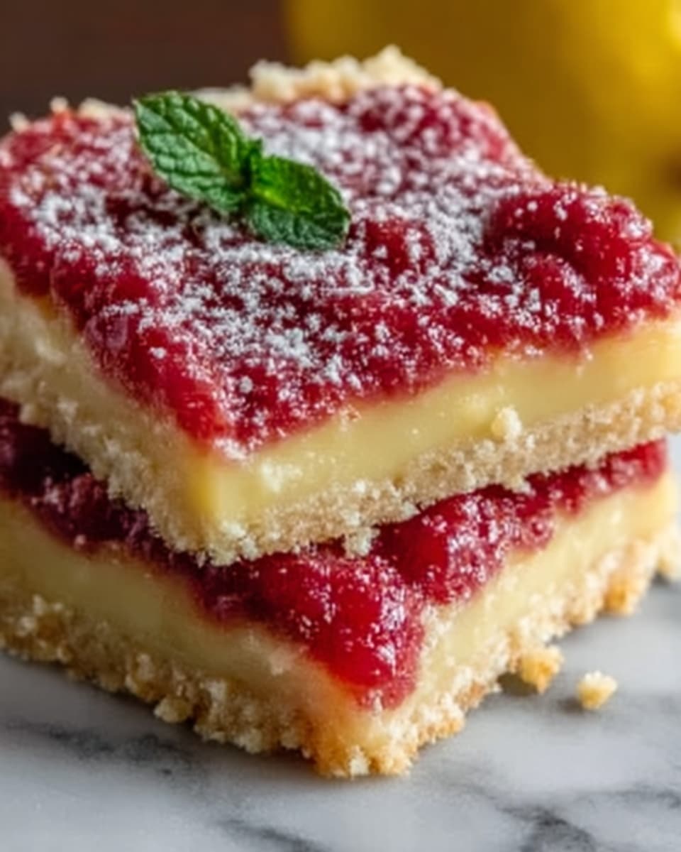 Raspberry Lemon Bars Recipe - Recipe Image