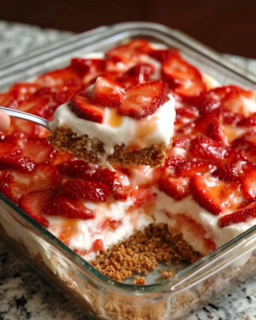 Strawberry Pretzel Salad Recipe