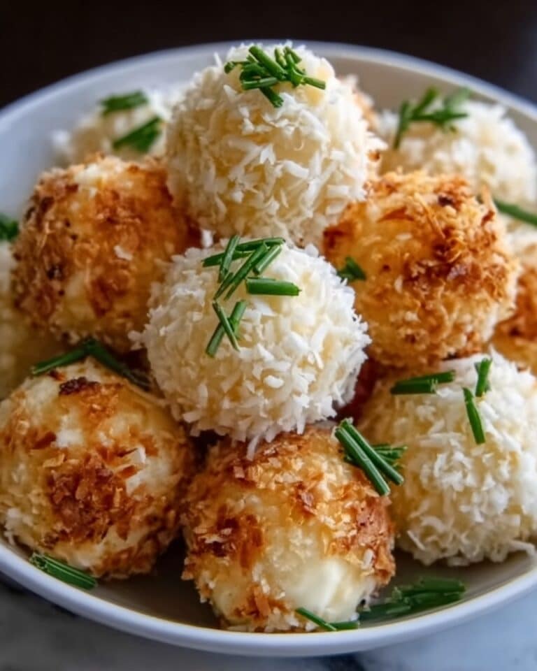 No Bake Coconut Cream Balls Recipe