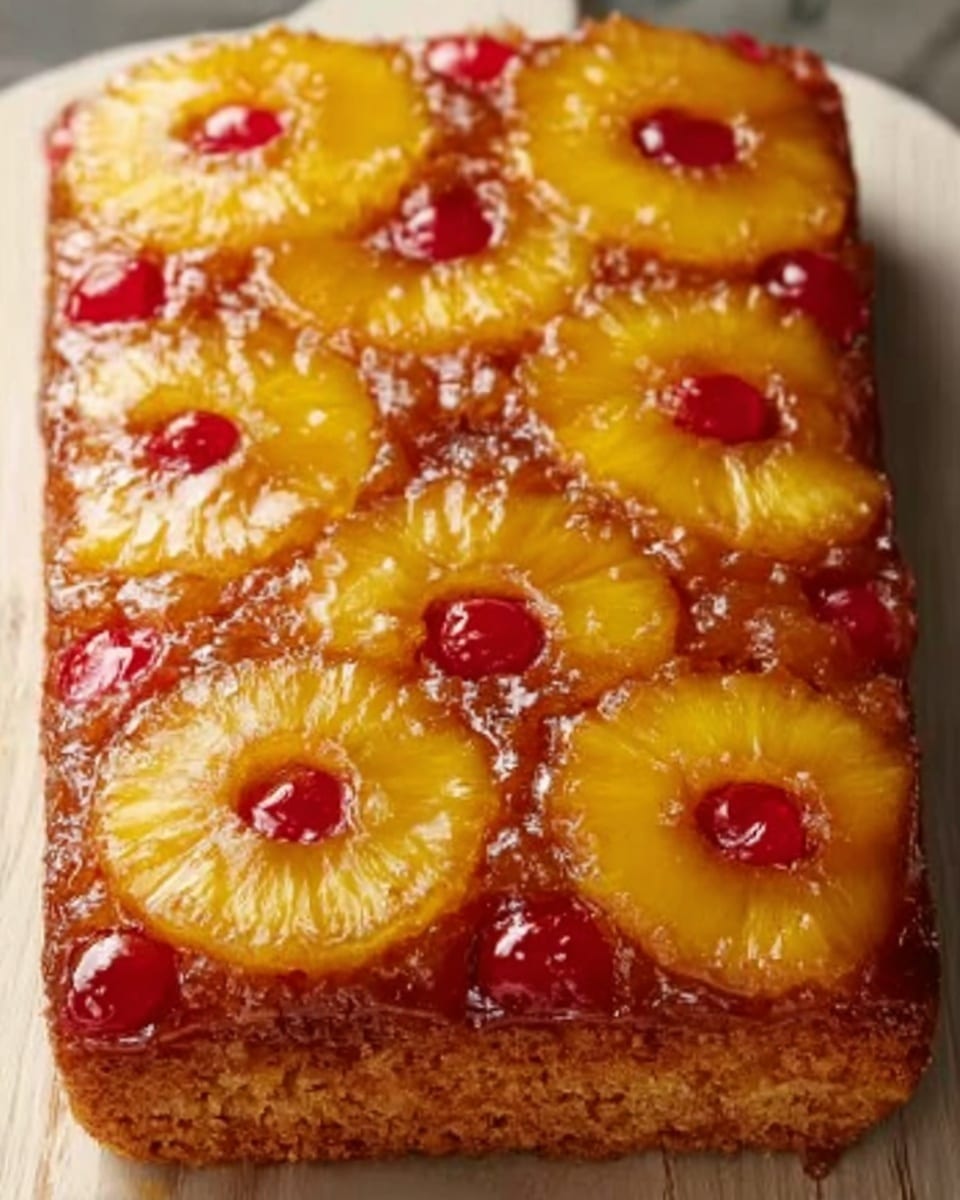 Easy Pineapple Upside Down Cake Recipe - Recipe Image