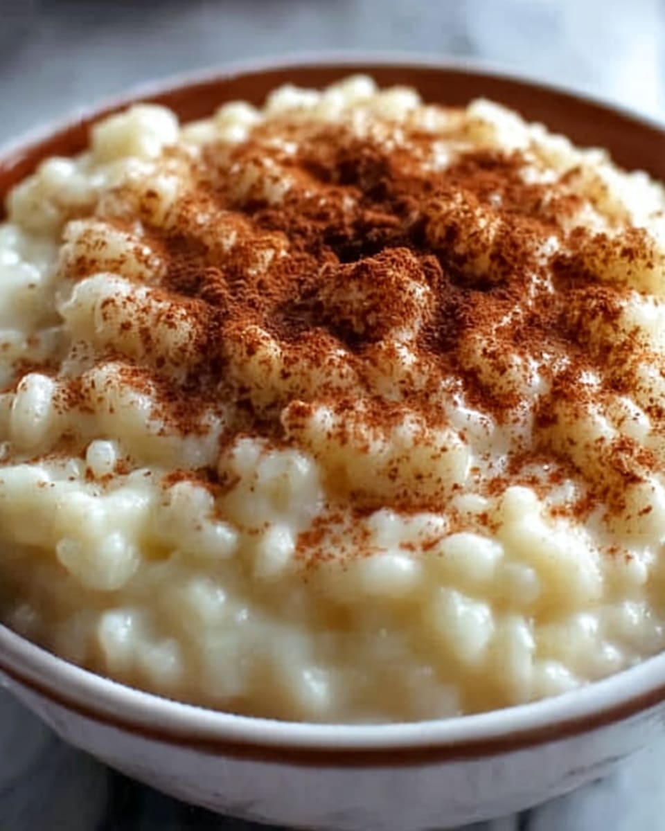 Comforting Creamy Rice Pudding with Cinnamon Recipe - Recipe Image