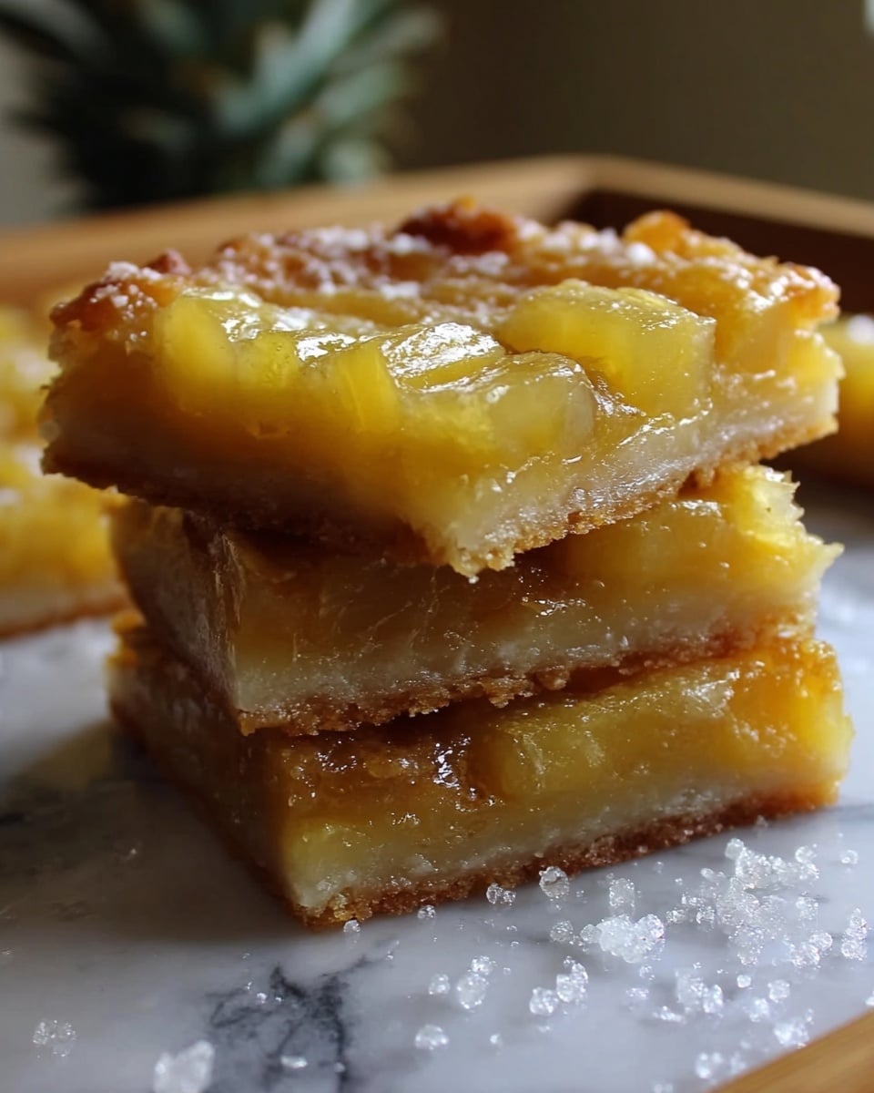 Tropical Paradise with Pineapple Bliss Bars Recipe - Recipe Image