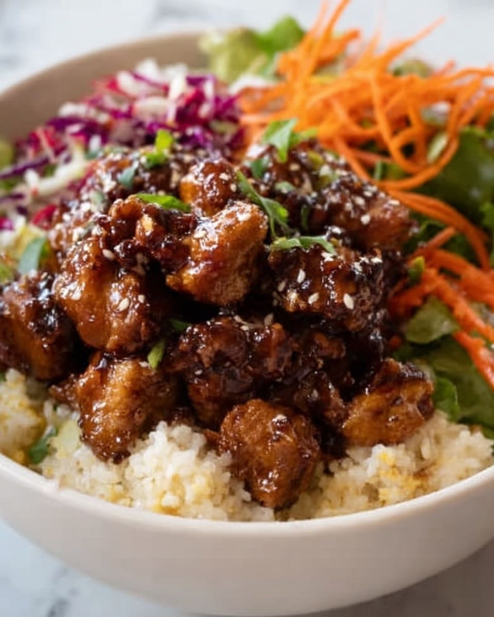 Hot Honey Chicken Bowl Recipe - Recipe Image