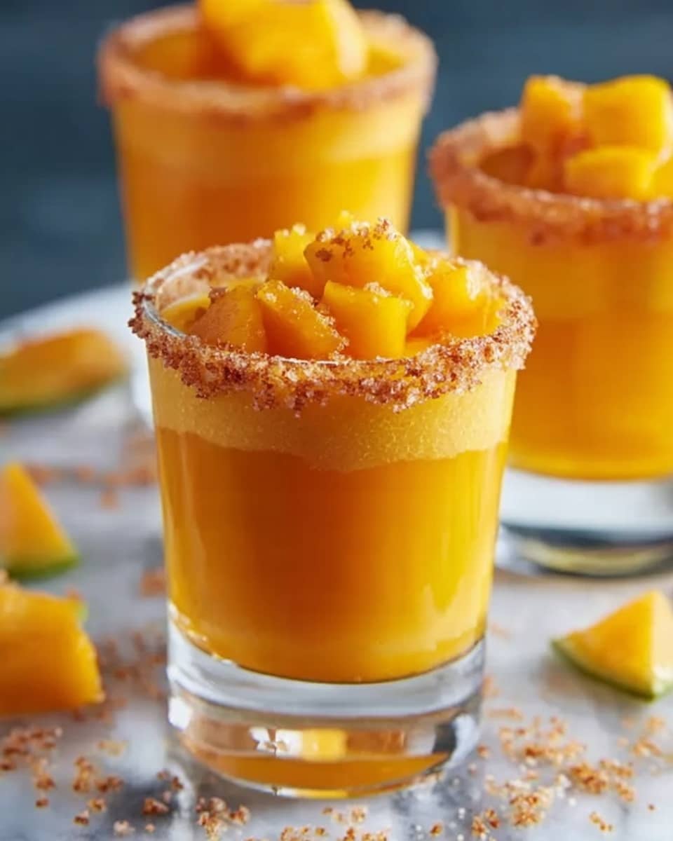Chile Mango Mexican Candy Shots Recipe - Recipe Image
