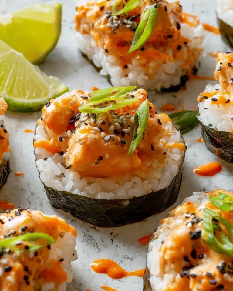 Viral Easy Salmon Sushi Bake Cups Recipe