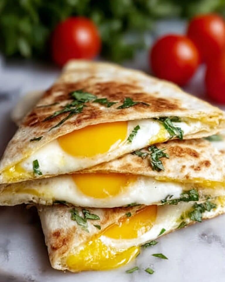 Fried Egg Quesadilla Power Breakfast Recipe