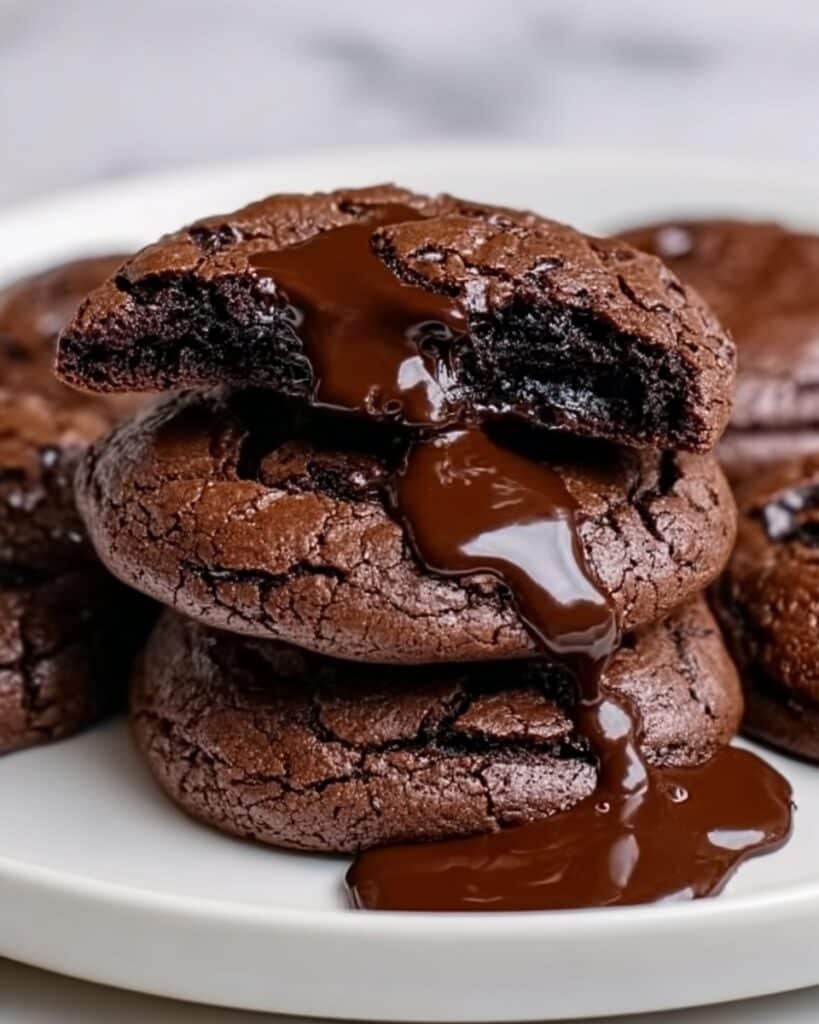 Chocolate Lava Brownie Cookies Recipe