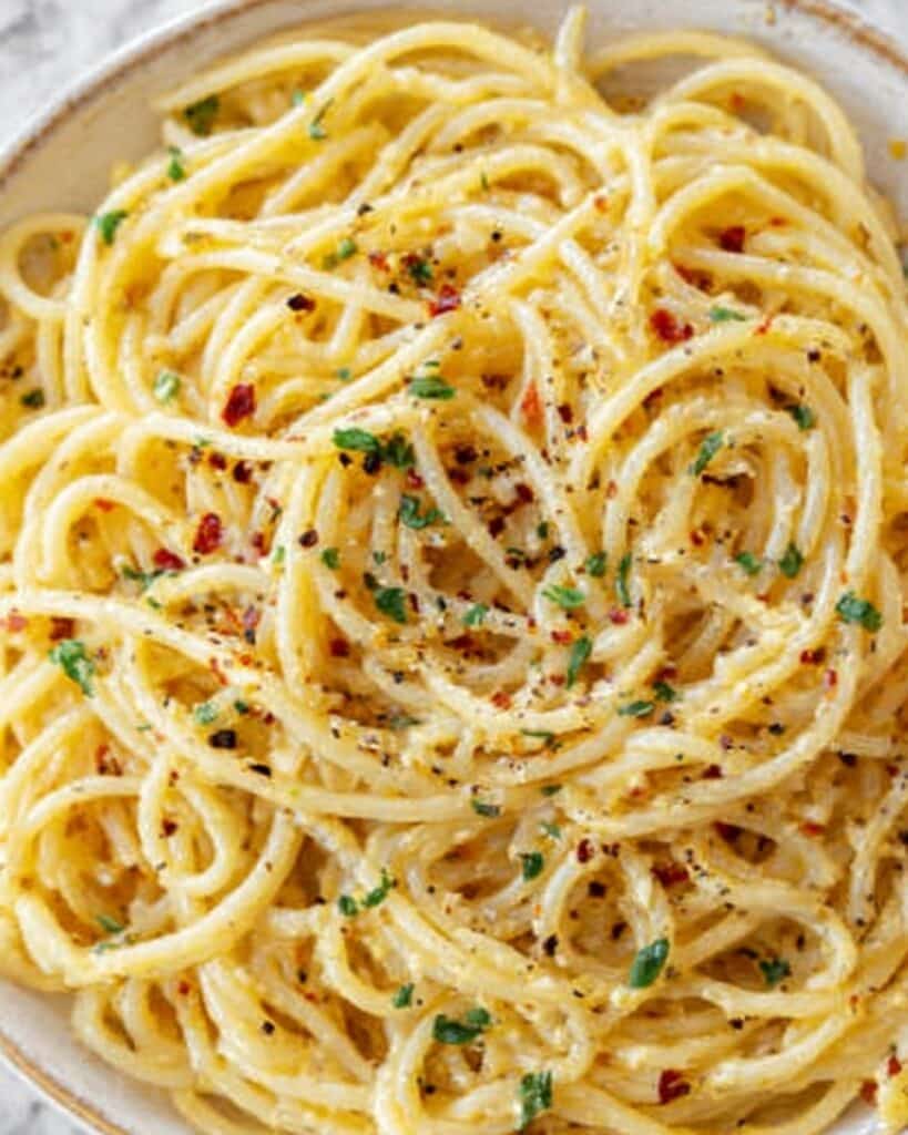 Lemon Garlic Butter Pasta Recipe