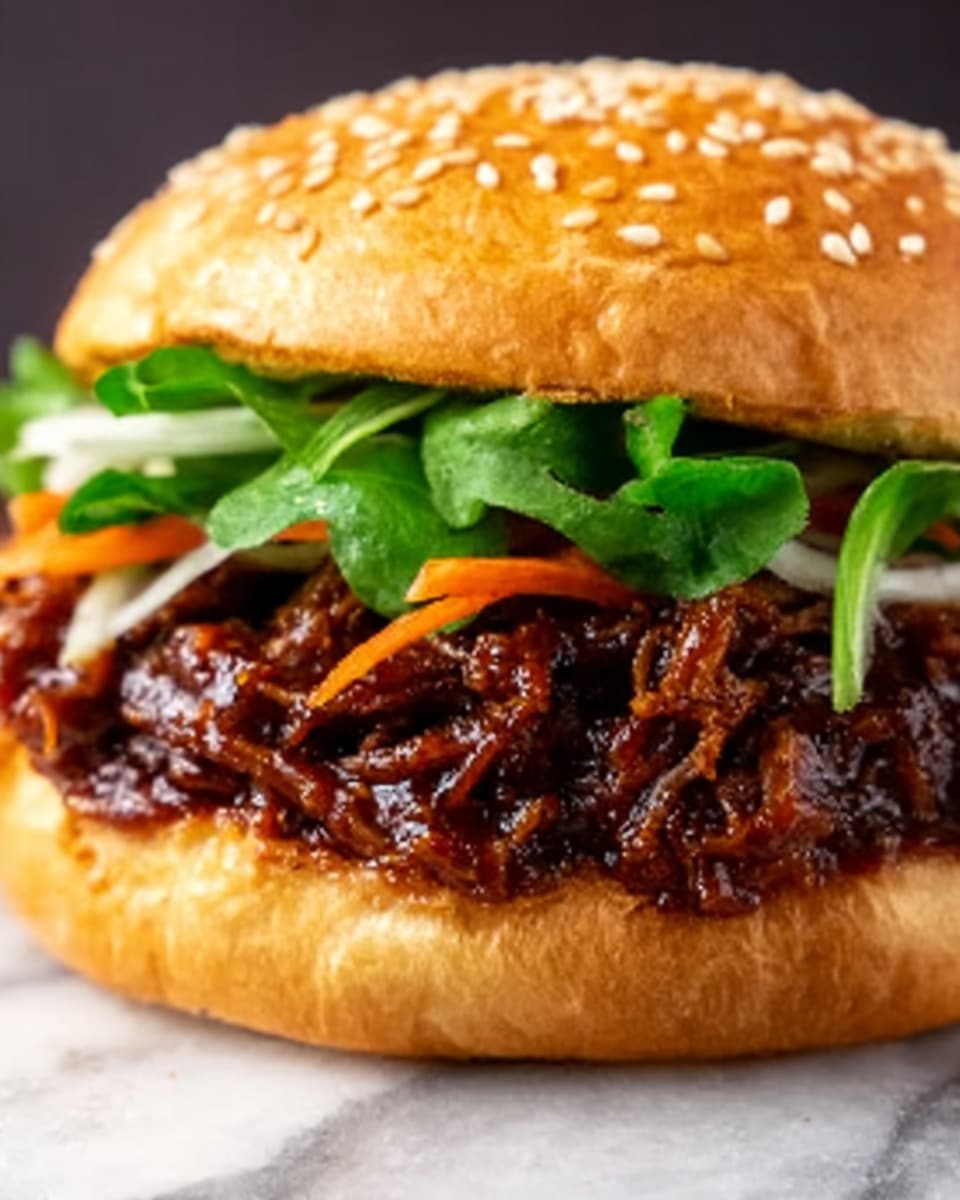 Teriyaki Beef Burger Recipe - Recipe Image