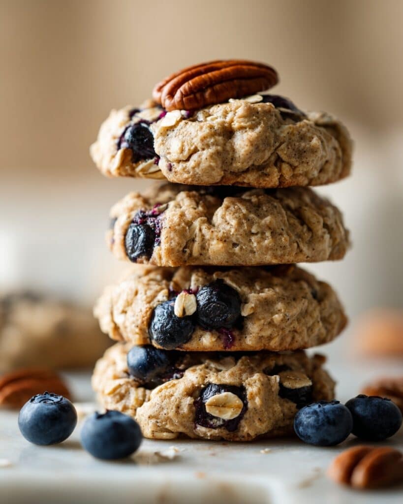 Banana Blueberry Oatmeal Breakfast Cookies Recipe