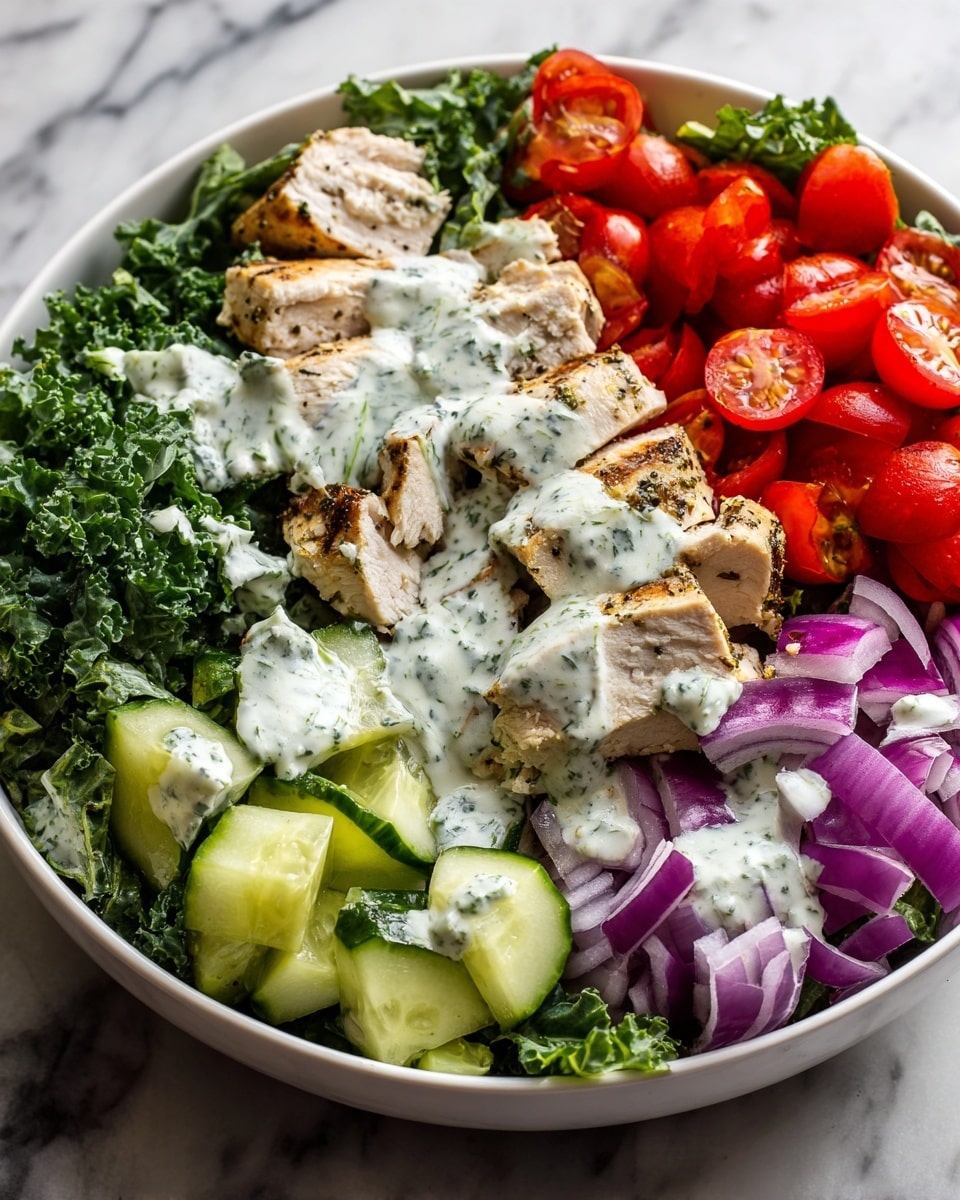 Tzatziki Chicken Salad Recipe - Recipe Image