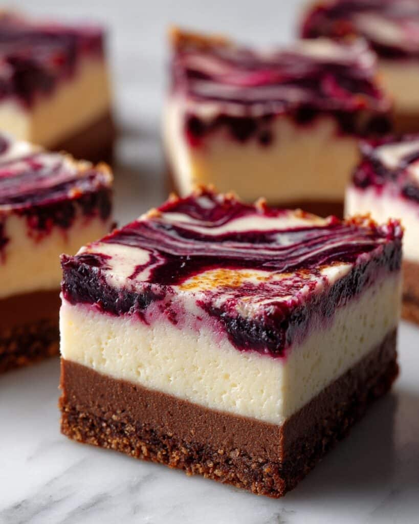 Blackberry Cheesecake Brownies Recipe