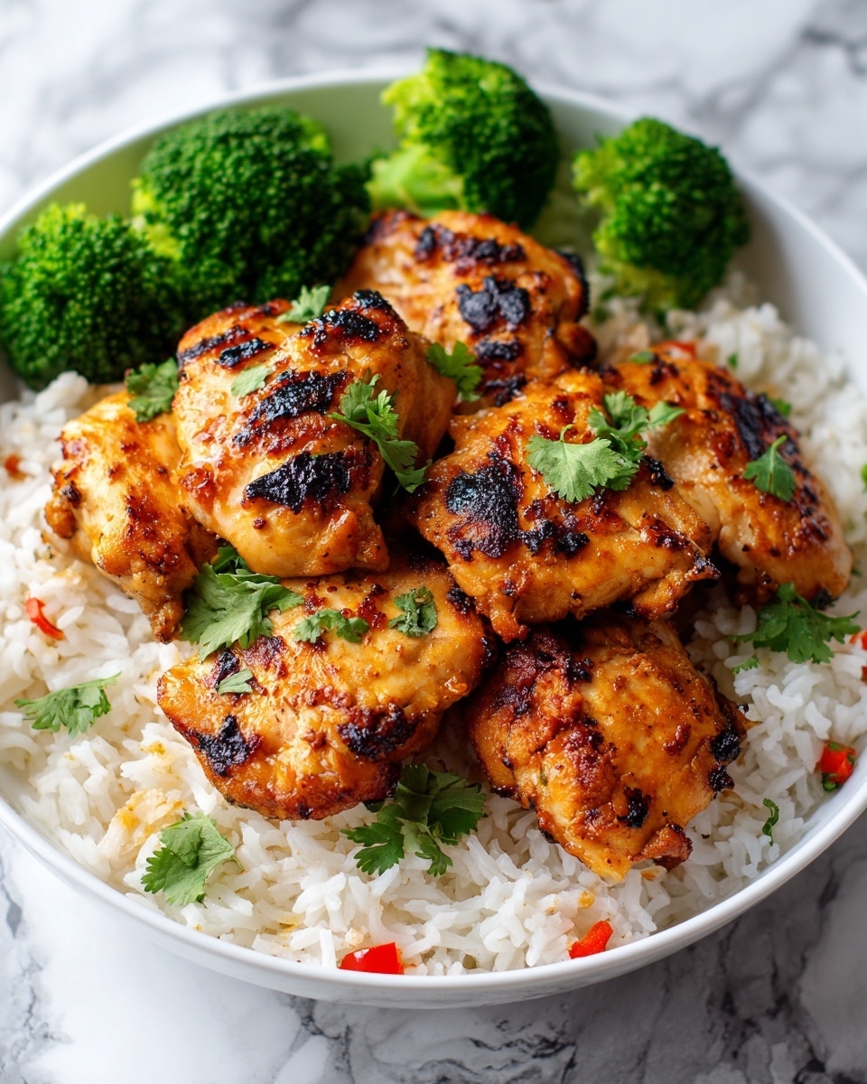 Cajun Chicken with Coriander and Lime Rice Recipe - Recipe Image