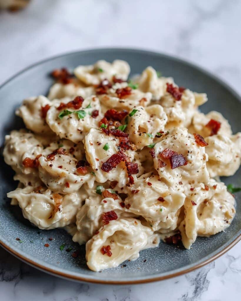 Creamy Garlic Chicken Penne Recipe