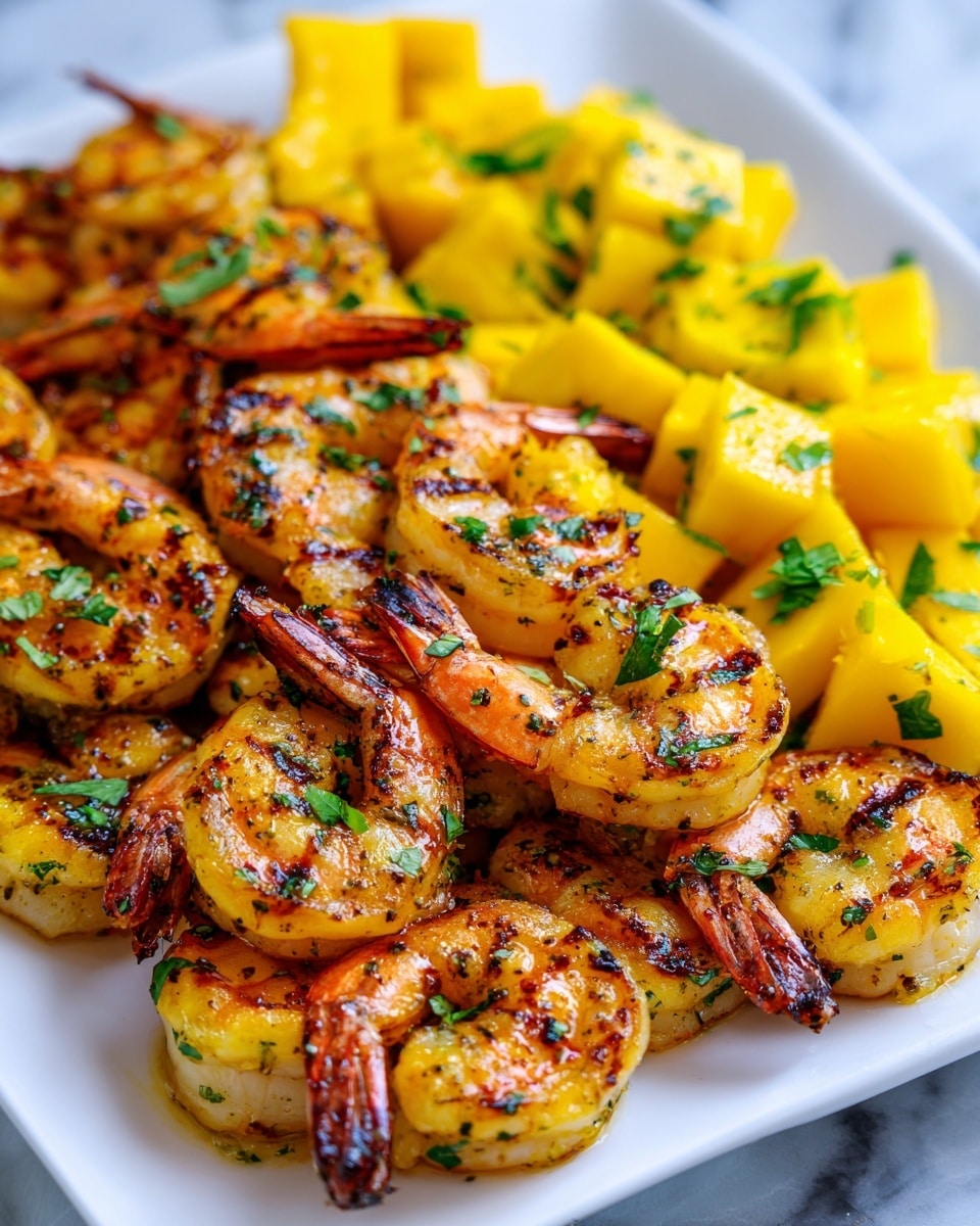 Mango Jalapeño BBQ Shrimp Recipe - Recipe Image