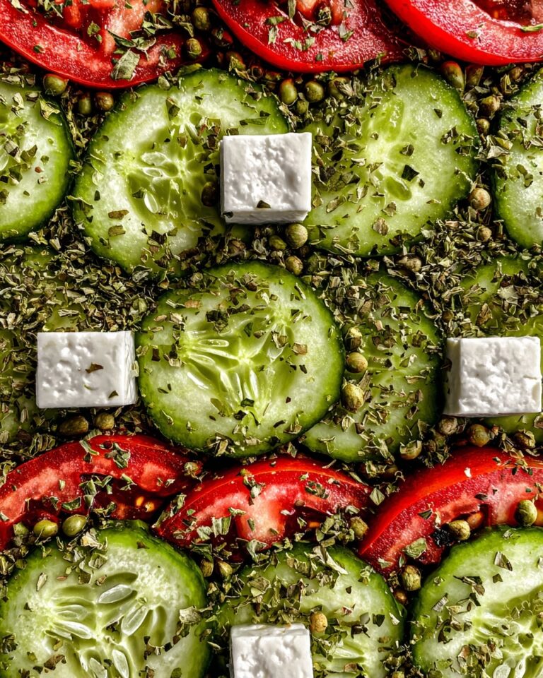 Simple Watermelon Cucumber Feta Salad Recipe