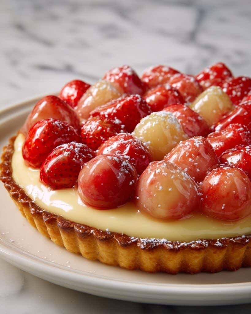 Irresistible Rhubarb Custard Kuchen Recipe