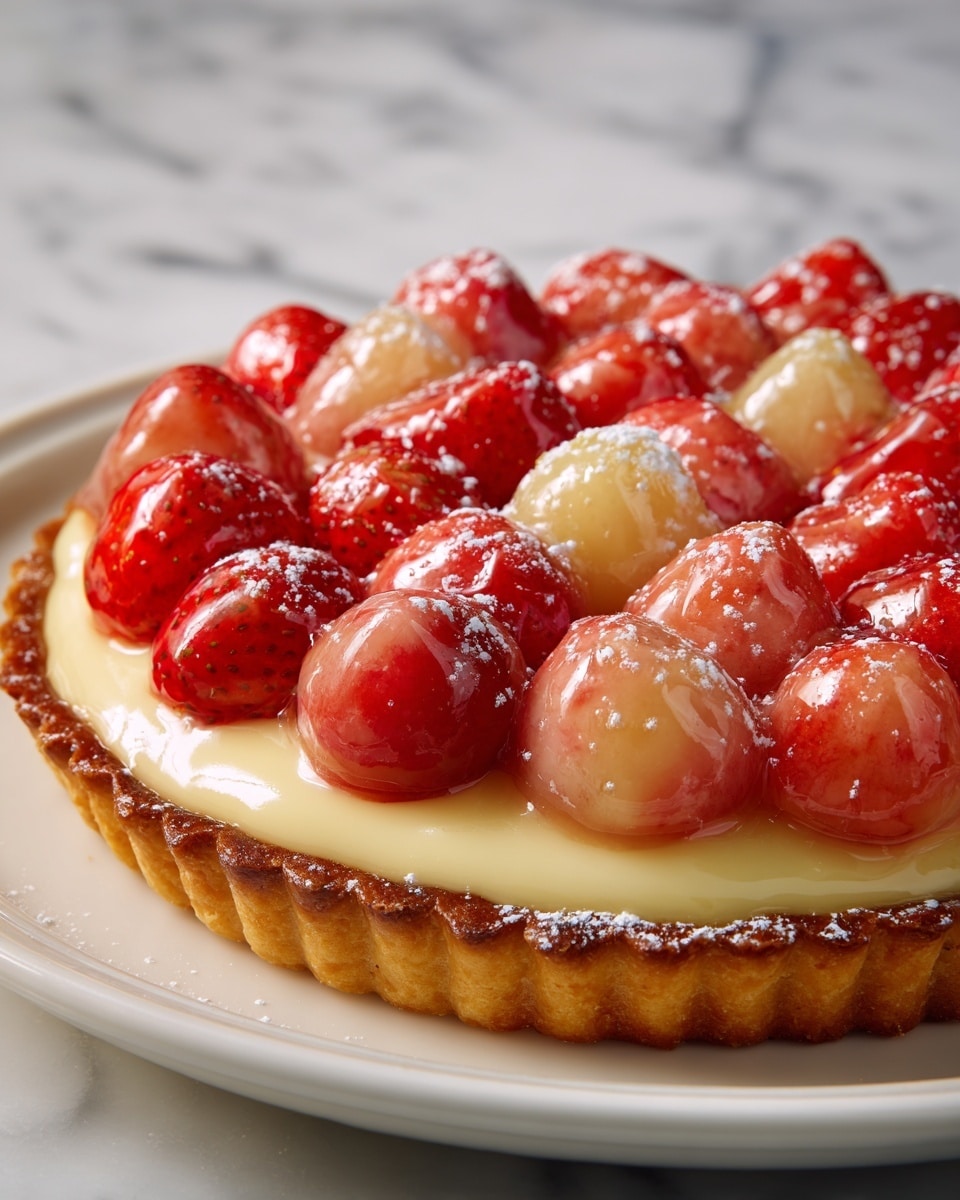 Irresistible Rhubarb Custard Kuchen Recipe - Recipe Image