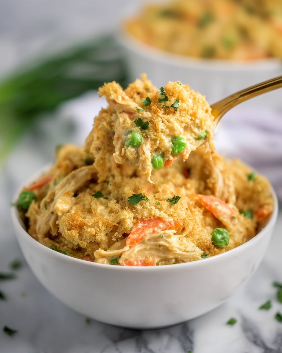 Sweet Potato Chicken Pot Pie Casserole Recipe - Recipe Image