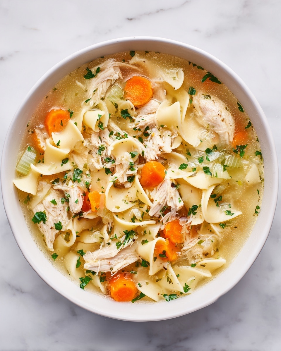 Classic Chicken Noodle Soup Recipe - Recipe Image